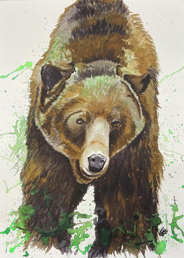 Grizzly  Painting by Tonia Anderson