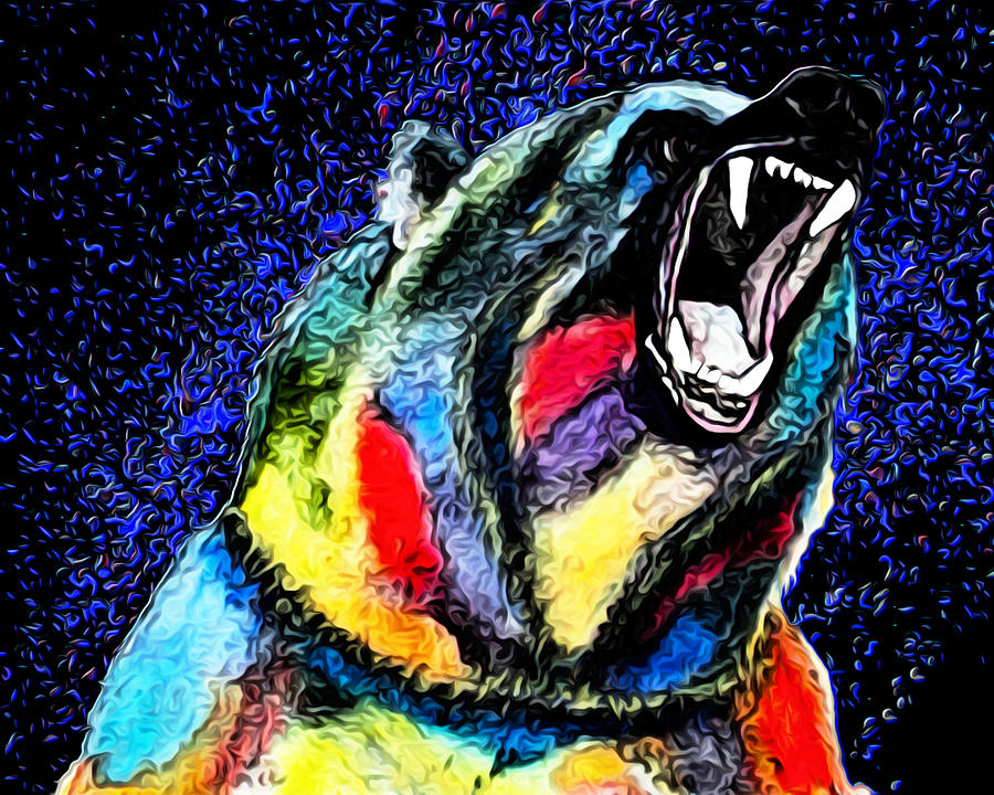 Grizzlys Growl Digital Art by Ronald Mills