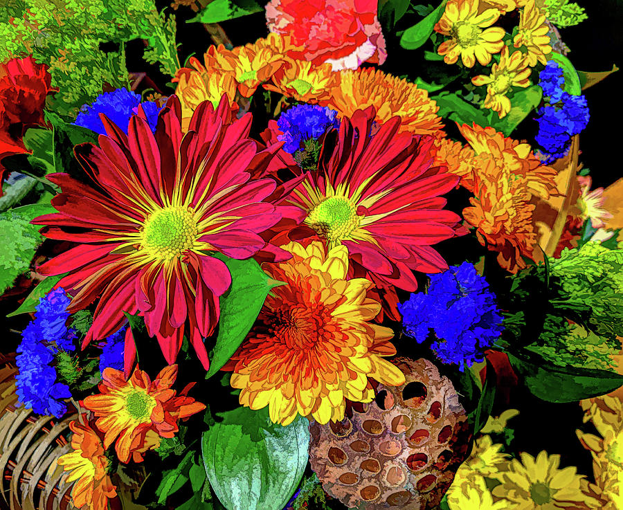 Grocery Flowers #14 Photograph by Georgette Grossman