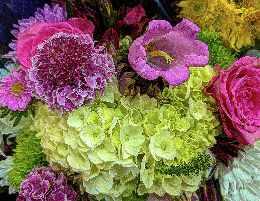 Grocery Flowers March Photograph by Georgette Grossman