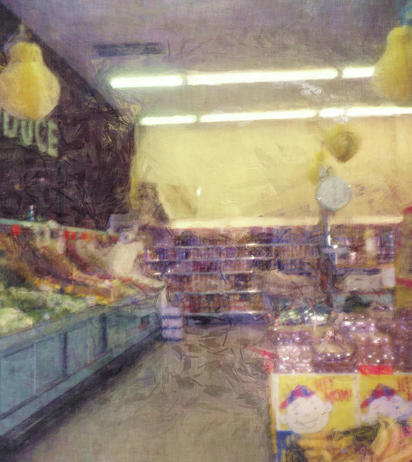 Grocery Store Scene Vintage Photograph by Cathy Anderson - Fine Art America