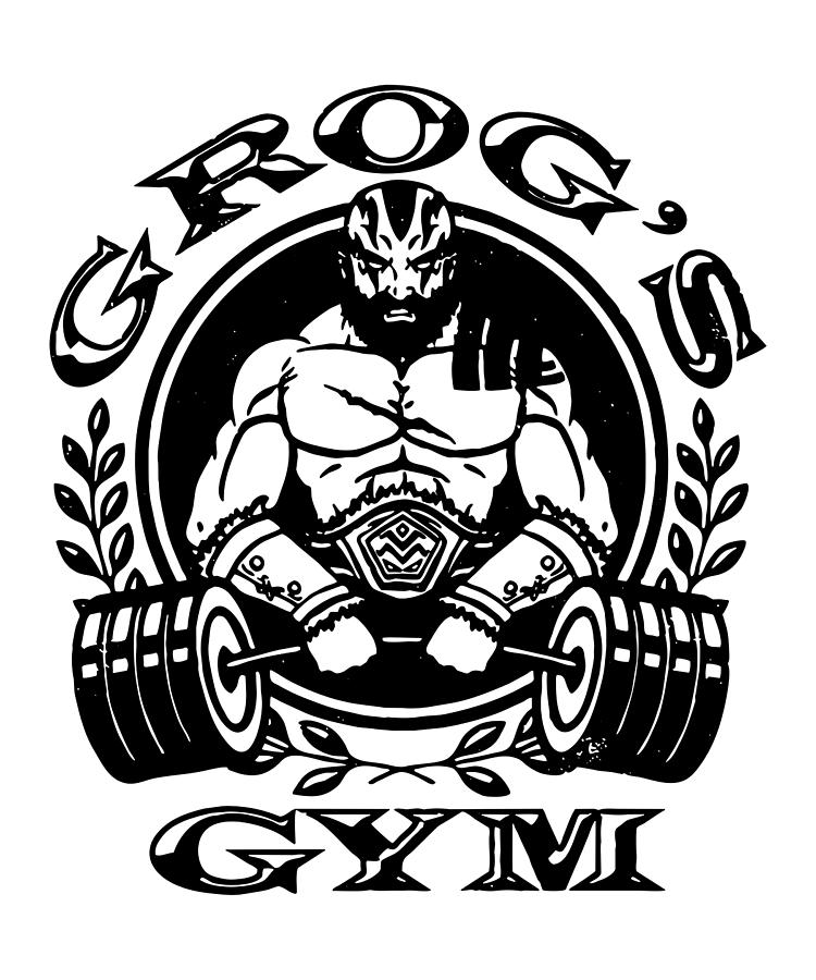 Grogs Gym Garage Digital Art by Dinda Winda - Fine Art America