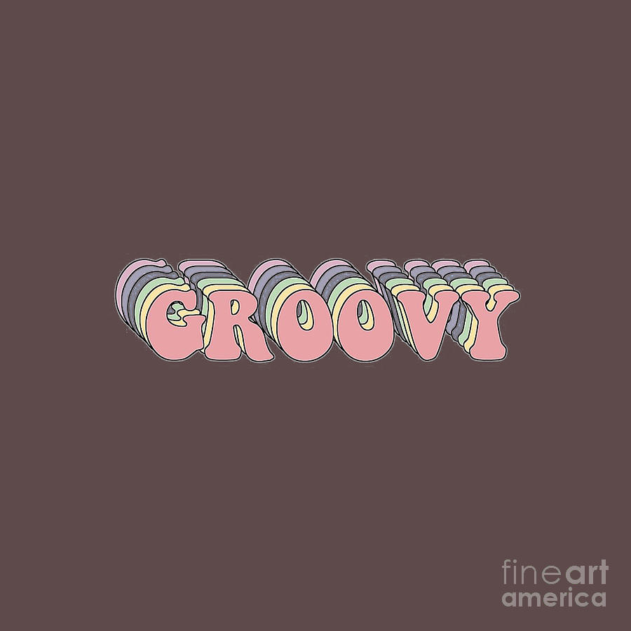 Groovy Retro Drawing By Umay Damanik - Fine Art America