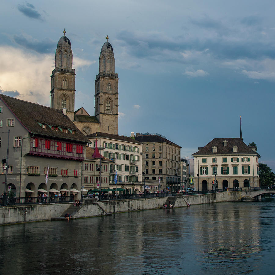 Grossmunster Church Zurich Photograph by Matthew DeGrushe