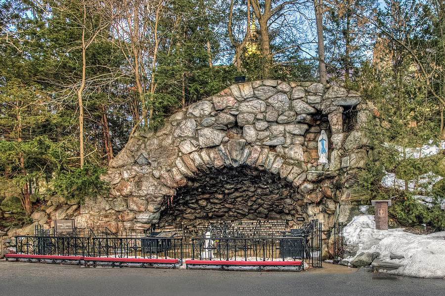 Grotto at Notre Dame University Photograph by Jerry Gammon