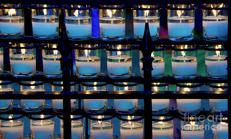 Grotto  Candles Photograph