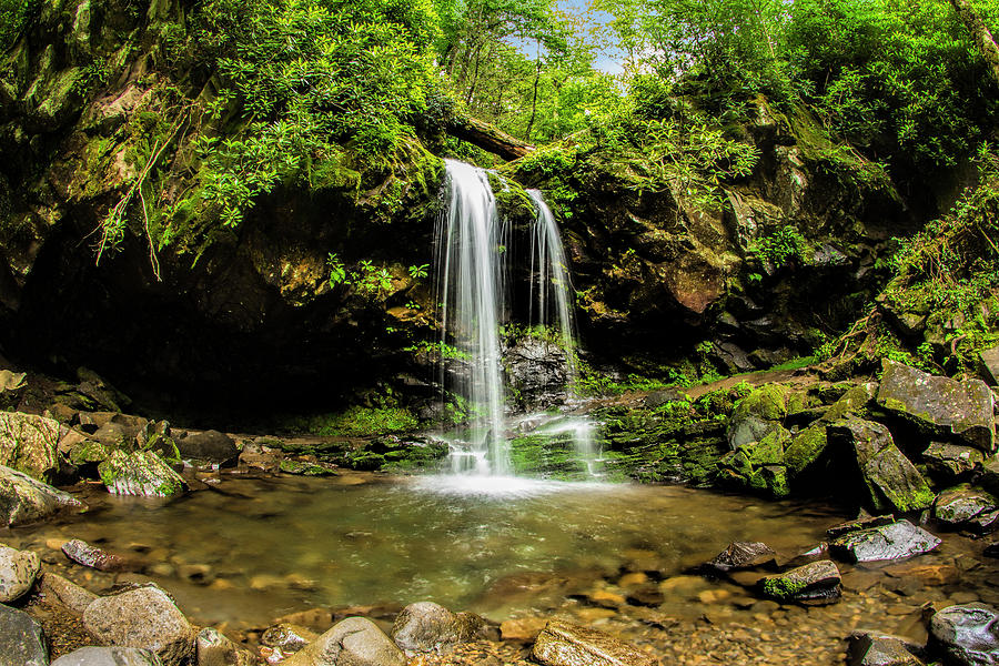 Grotto Falls, Great Smoky Mountain National Park Photograph by Scott ...