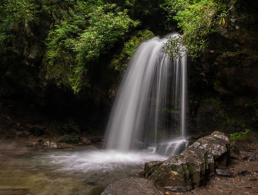 Grotto Falls Photograph by Martina Abreu
