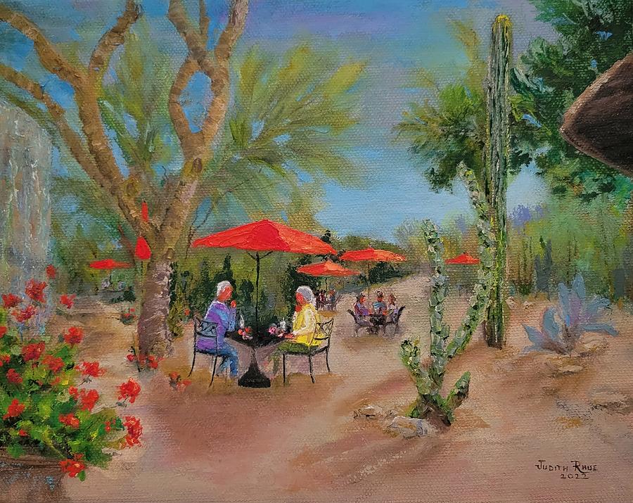 Grotto Luncheon Painting by Judith Rhue