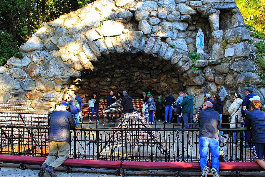 Grotto of Our Lady of Lourdes Photograph by Gregory A Mitchell ...