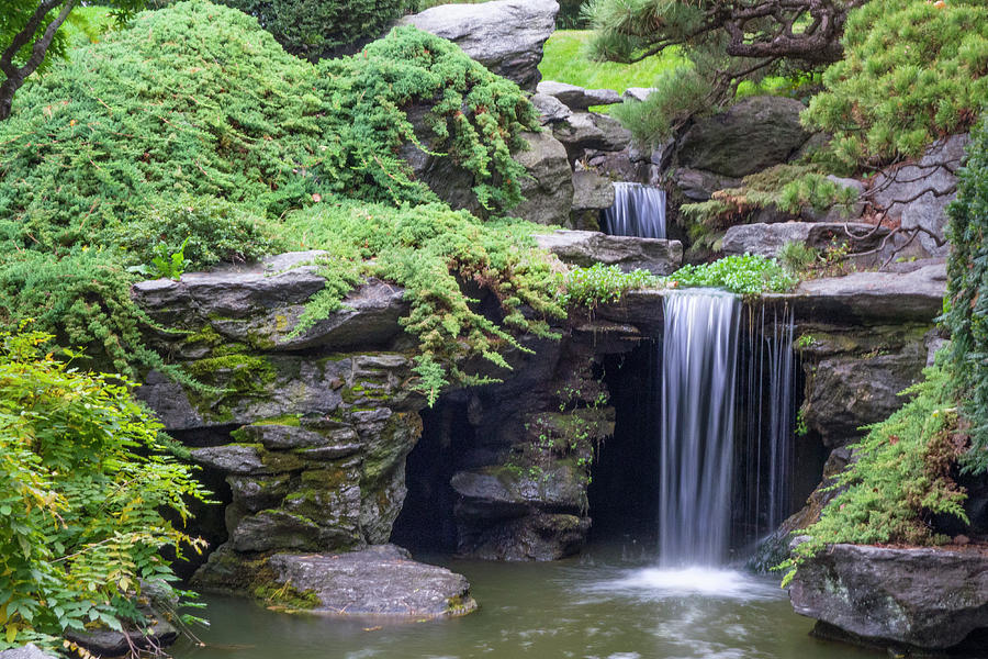 Grotto Under A Waterfall Photograph by Eliza McNally | Fine Art America