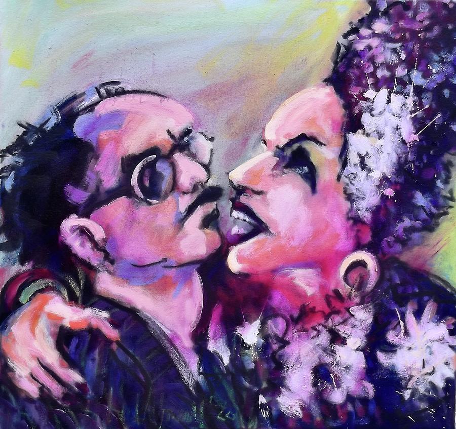 Groucho and Carmen Painting by Les Leffingwell