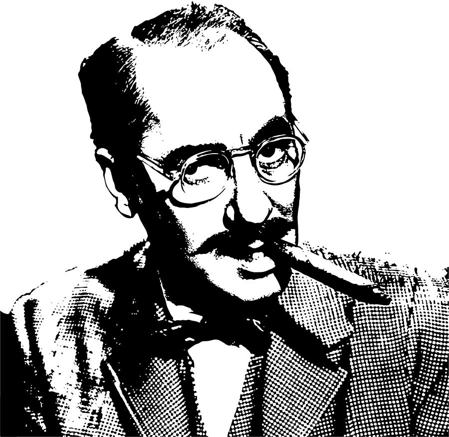 Groucho Marx 3 Digital Art by Roy Pedersen