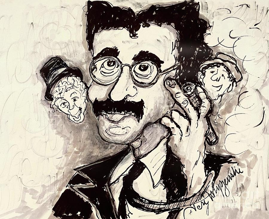 Groucho Marx And The Marx Brothers Mixed Media