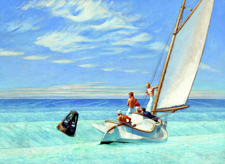 Ground Swell Painting by Edward Hopper - Pixels