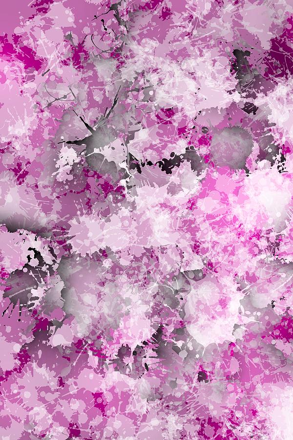 Grounge Violet Fashion. Digital Art