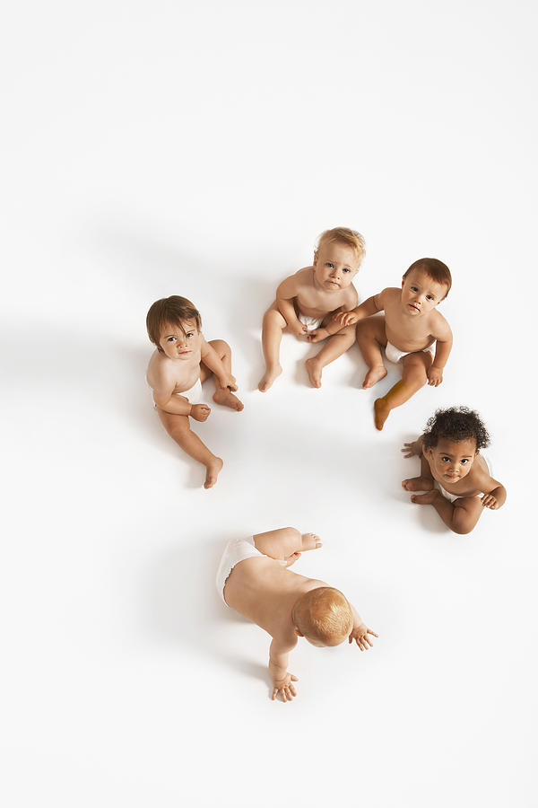 Group of Babies Photograph by Moodboard