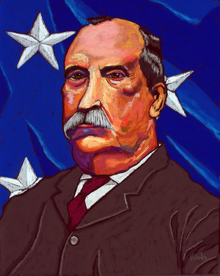 Grover Cleveland Painting - Grover Cleveland by David Hinds