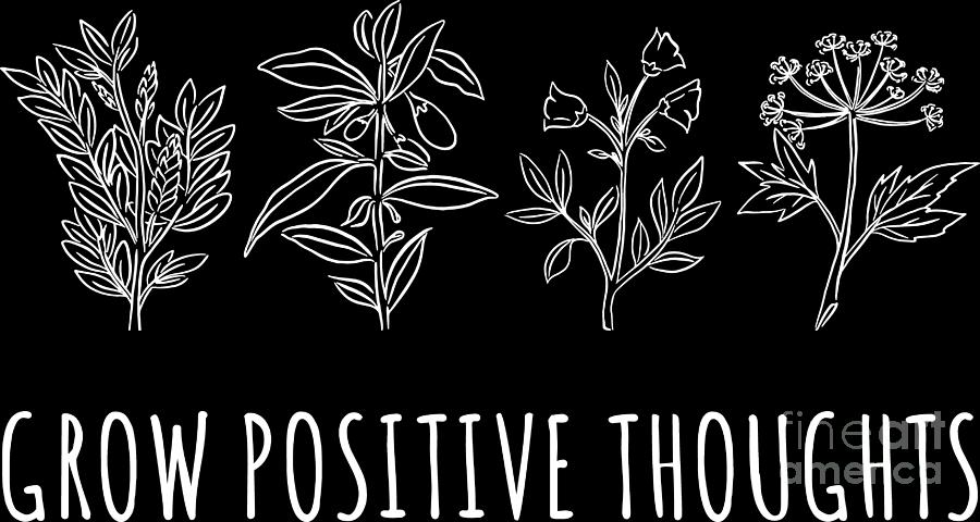 Grow Positive Thoughts Global Warming Climate Change Gifts Digital Art ...