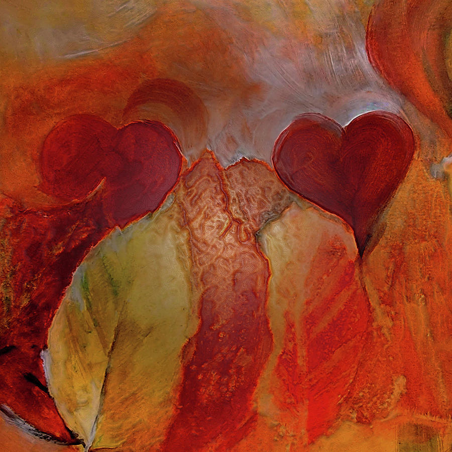 Growing Heart Painting by Lisa Kaiser