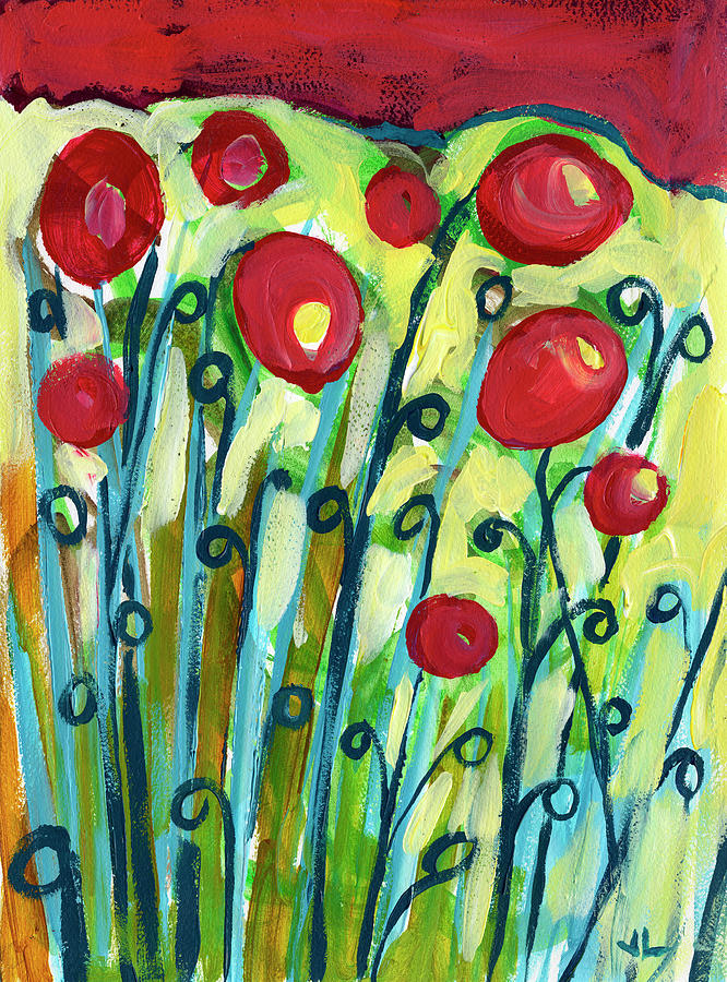 Growing In The Valley No 3 Painting