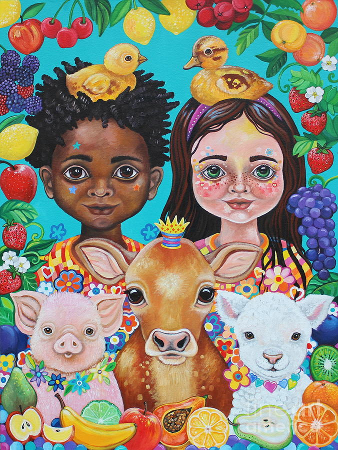 Growing Kindness Painting by Lynda Bell