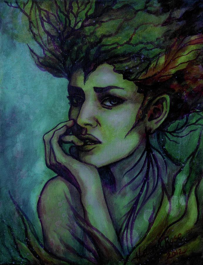 Fairy Painting - Growing Pains by Helena Rose