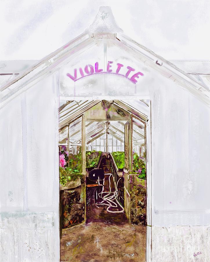 Violette Painting by Beth Saffer