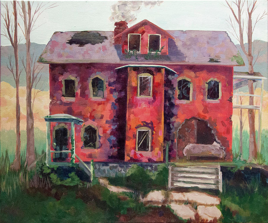 Growth in Ruins Painting by Emma Conquest - Fine Art America