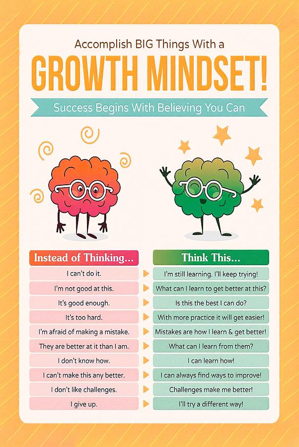 Growth Mindset Canvas, Knowledge Canvas, Positive Thinking Canvas ...