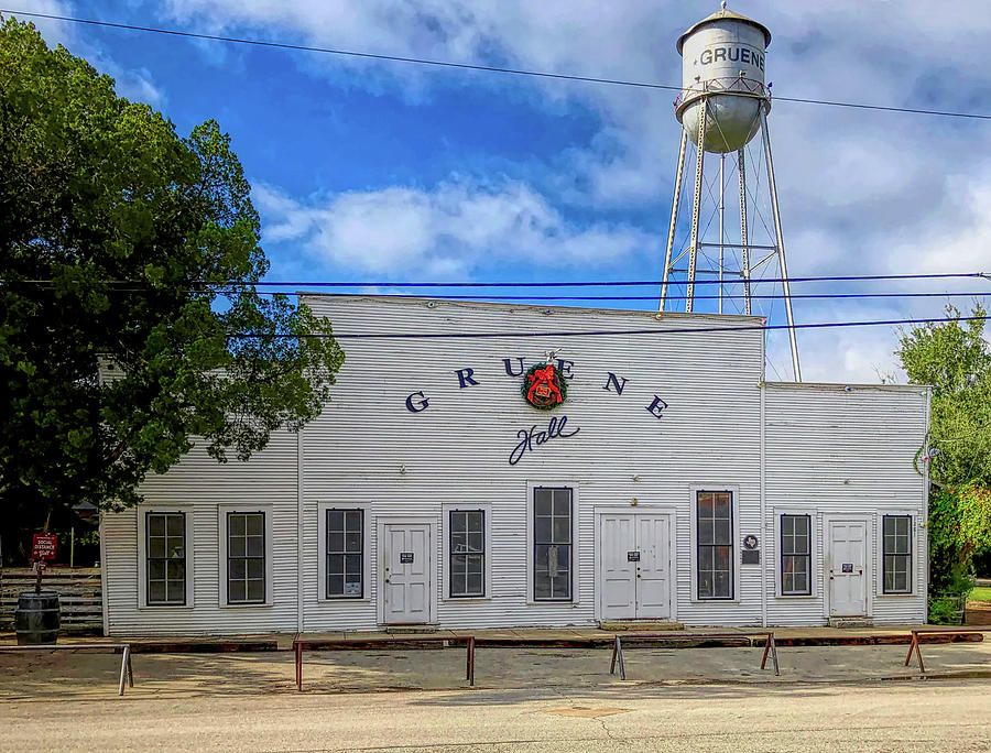 Gruene Hall Christmas Photograph by Judy Vincent Fine Art America