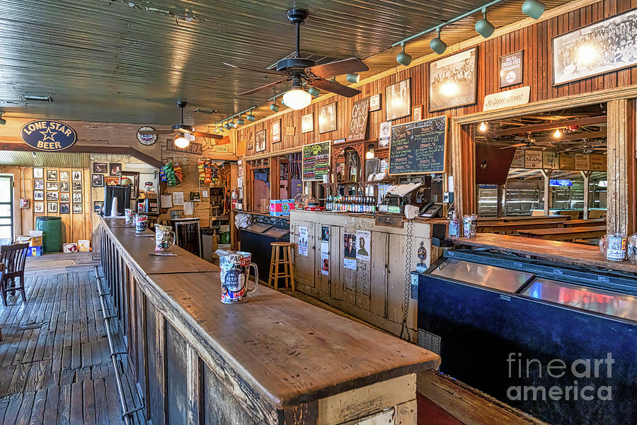 Texas Photograph - Gruene Hall Saloon by Bee Creek Photography - Tod and Cynthia