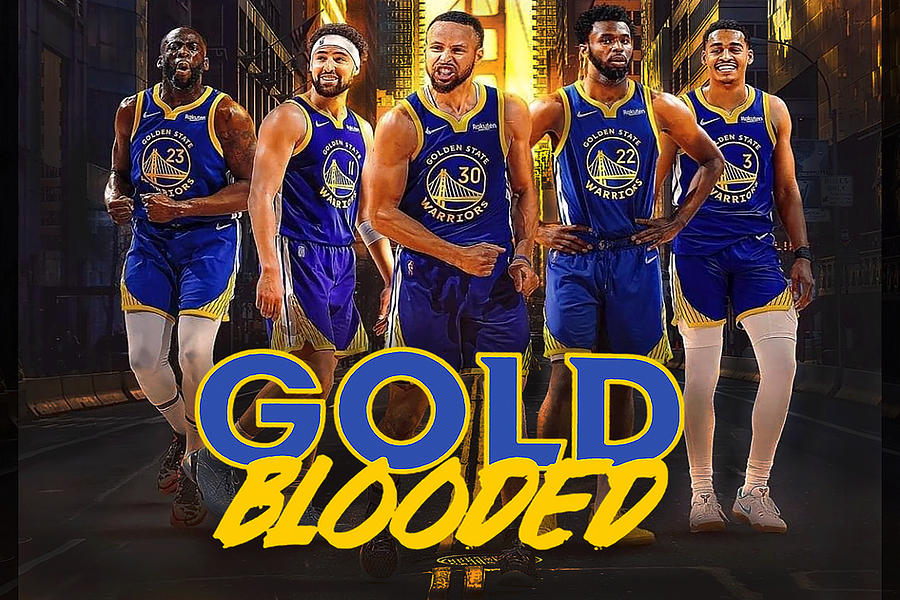 Gold Blooded Golden State Warriors Curry Thompson Wiggins