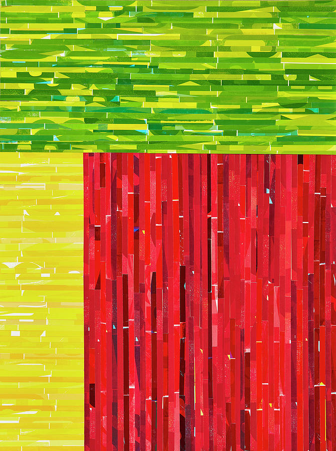 Abstract Mixed Media - Guacomole, Fire-roasted Salsa And Sweet Corn Cake by Color Bliss Abstract Mixed Media - Guacomole, Fire-roasted Salsa And Sweet Corn Cake by Color Bliss