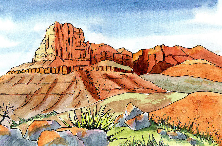 Guadalupe Mountains National Park Mixed Media