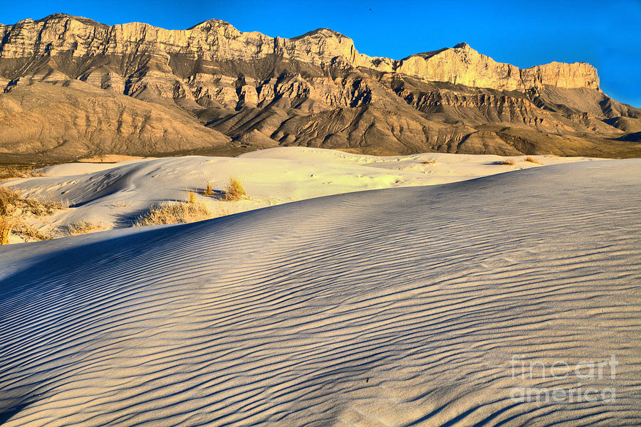 Guadalupe Mountains National Park Salt Basin Dunes Landsape Photograph by Adam Jewell