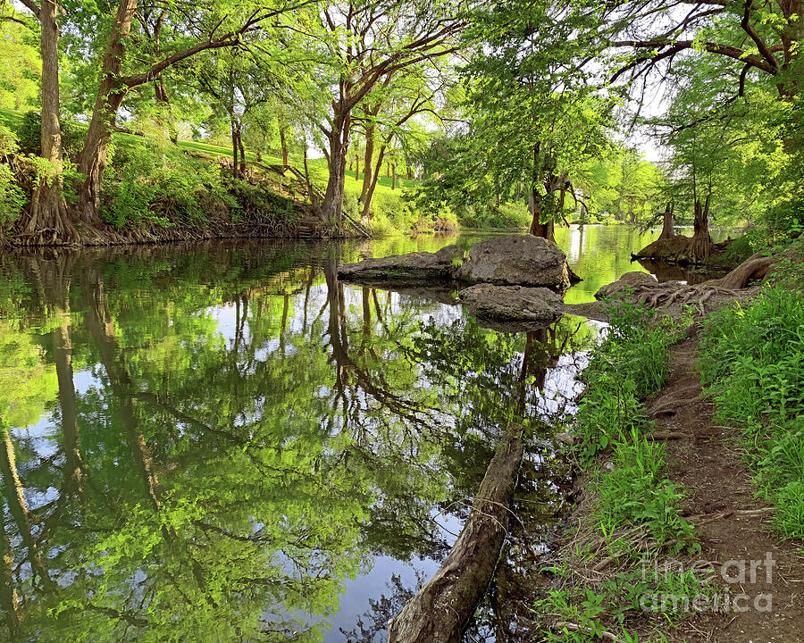 Guadalupe River, Texas Hill Country, New Braunfels, Texas Photograph by ...