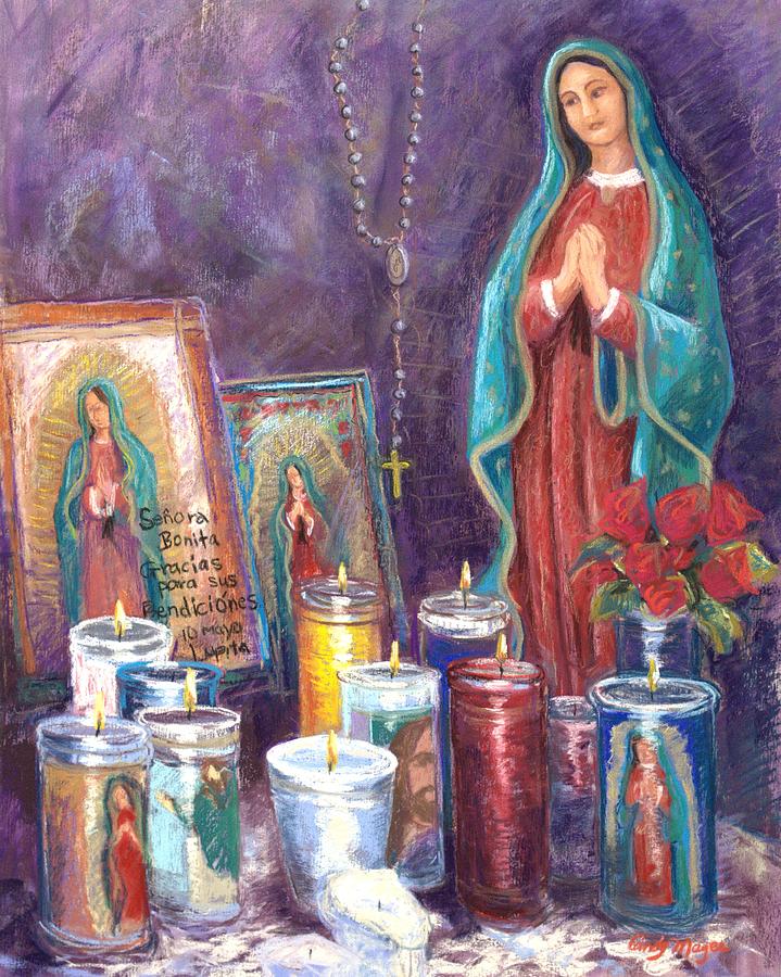 Guadalupe y Las Velas candles Pastel by Candy Mayer