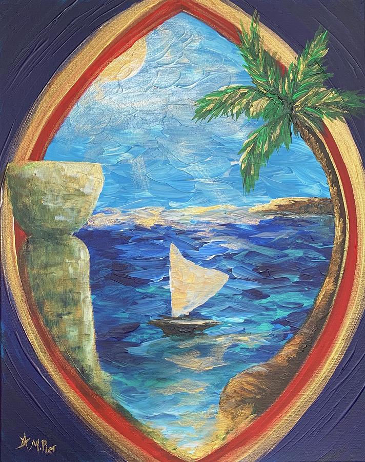 Guam Seal Painting by Michelle Pier