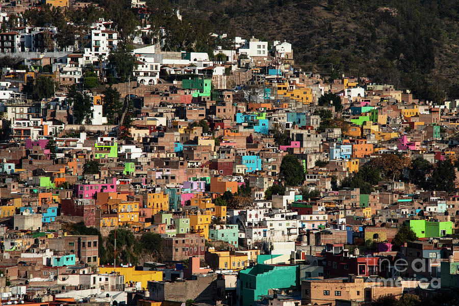 Guanajuato City as the Sun Goes Down Photograph by Bob Phillips