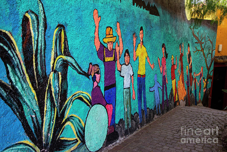 Guanajuato Wall Art Colors Photograph by Bob Phillips