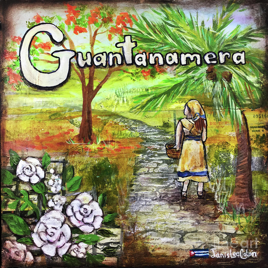 Guantanamera Mixed Media by Janis Lee Colon