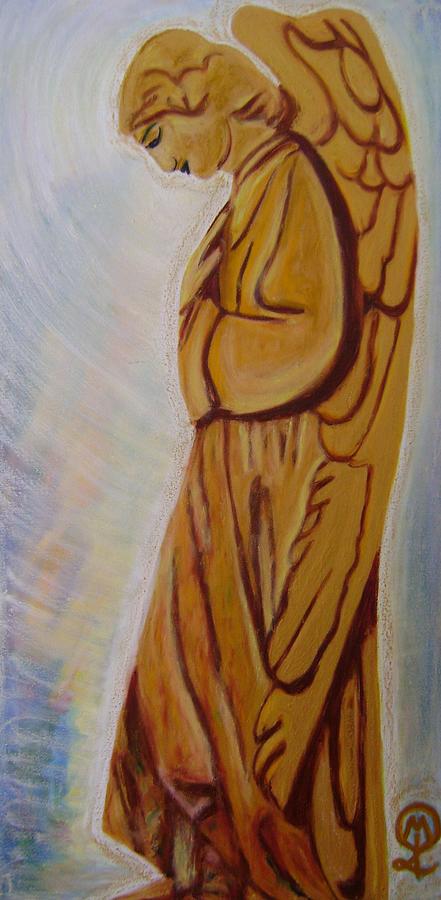 Guardian Angel I Painting by Therese Legere