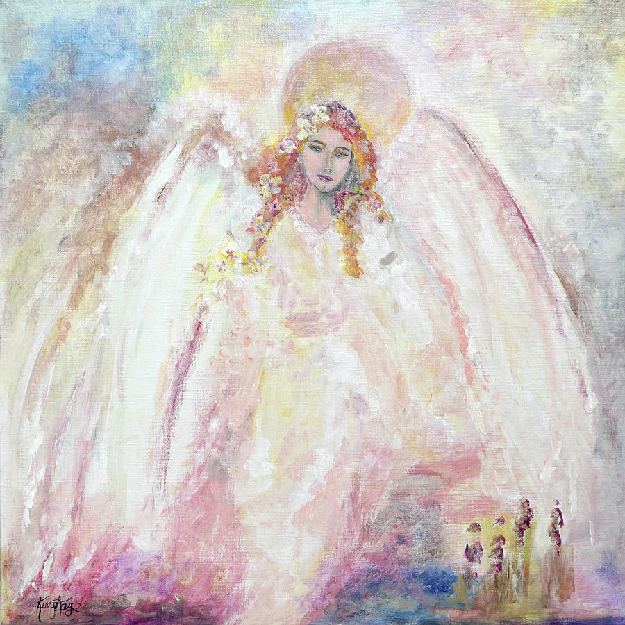 Guardian Angel Painting by Kerry Kaye - Fine Art America