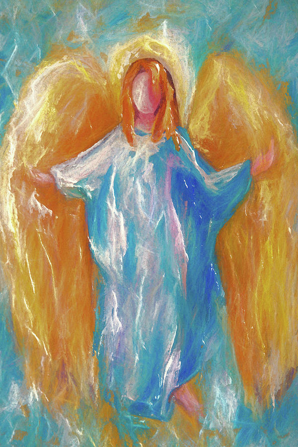 Angel Of Harmony  #1 Painting by OLena Art by Lena Owens - Vibrant DESIGN