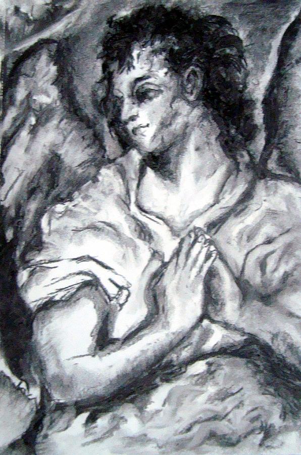 El Greco Painting - Guardian Angel by Satu Wee