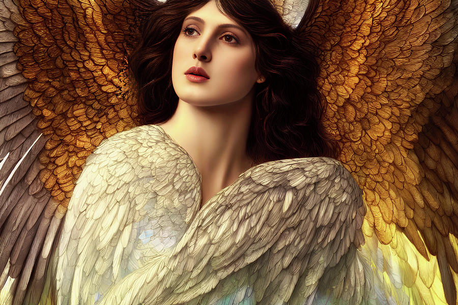 Guardian Angel - The Revelation Digital Art by Peggy Collins
