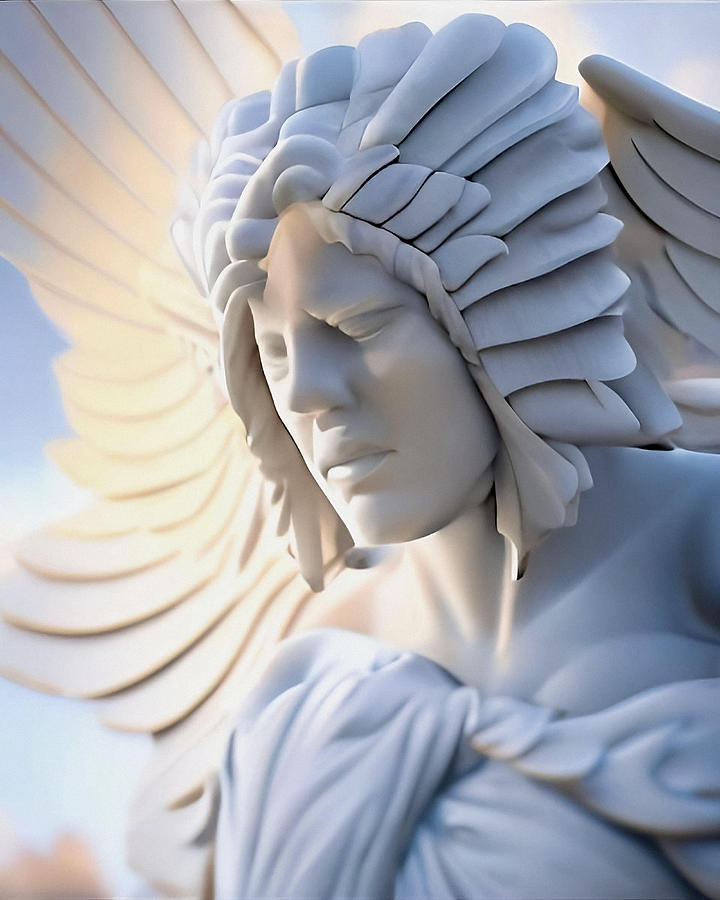 Guardian Angel Uriel Digital Art by Studio Tabris - Fine Art America