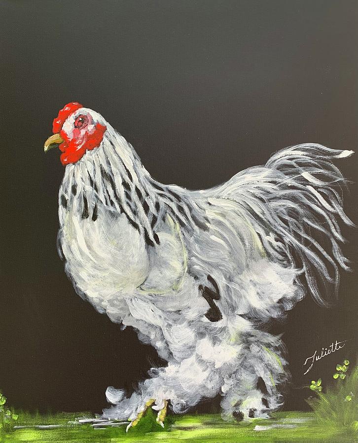 Guardian of the Farmyard  Painting by Juliette Becker