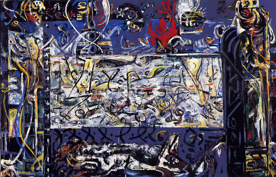 Abstract Painting - Guardians Of The Secret by Jackson Pollock